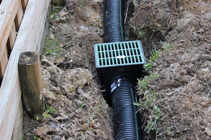 Drainage Swale Installation