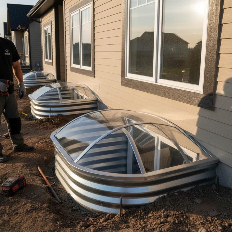 Window Well Cover Installation